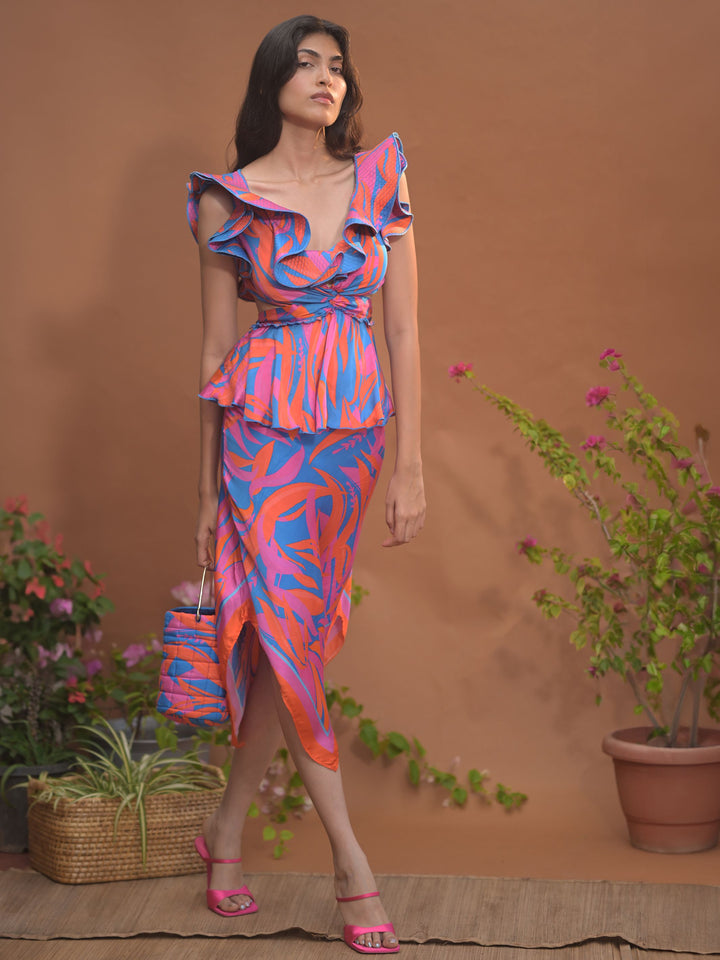 Leila Ruffled Blouse