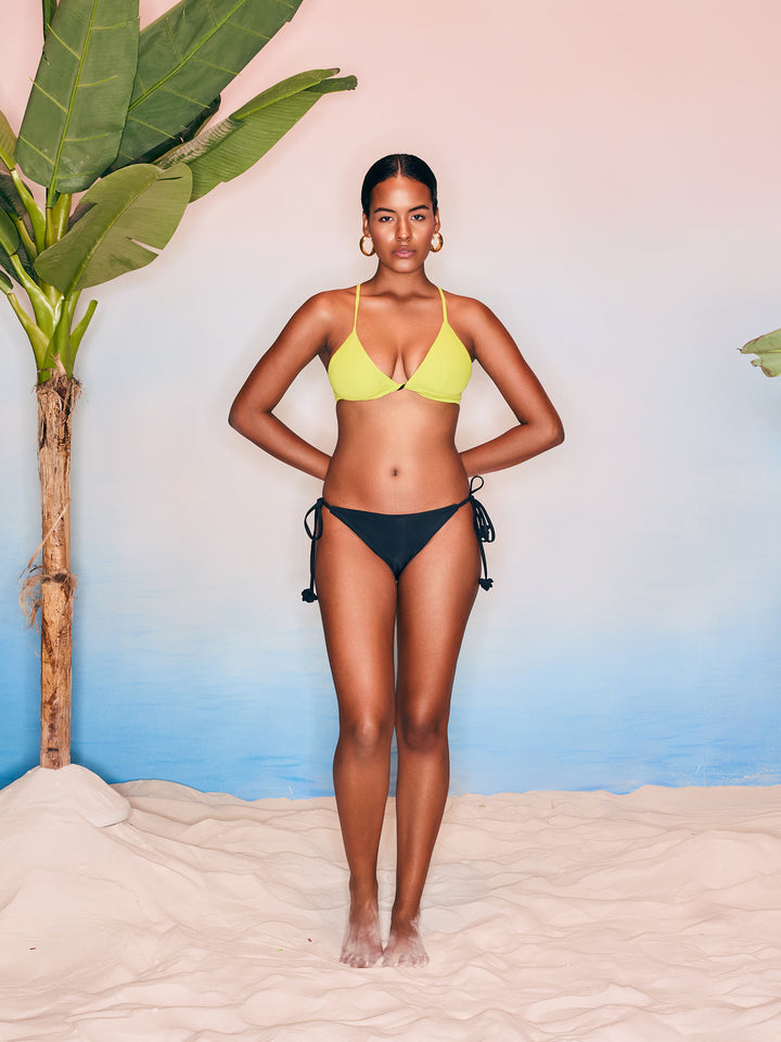 Bodhi Reversible Bikini Top & Stringy Bottom Set