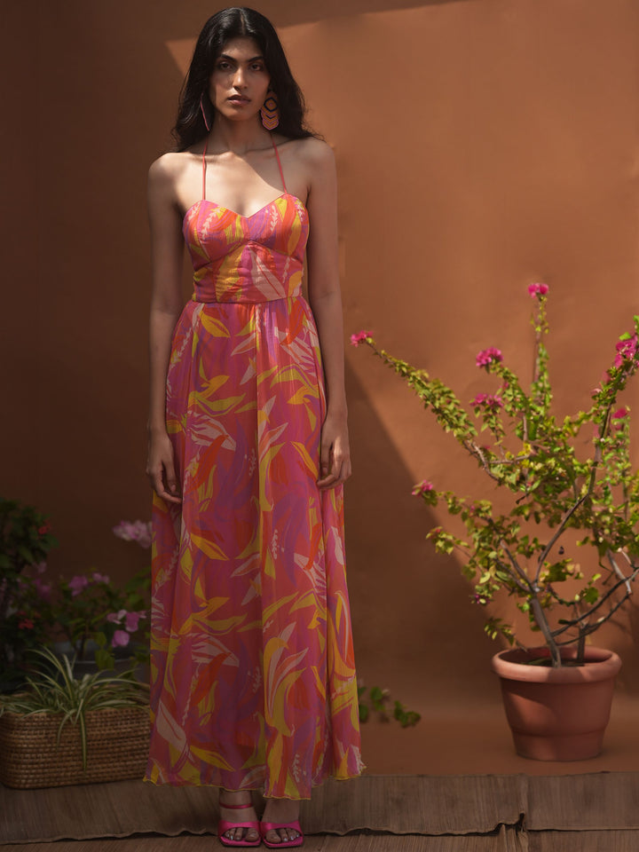 Malibu Corset Maxi Dress
