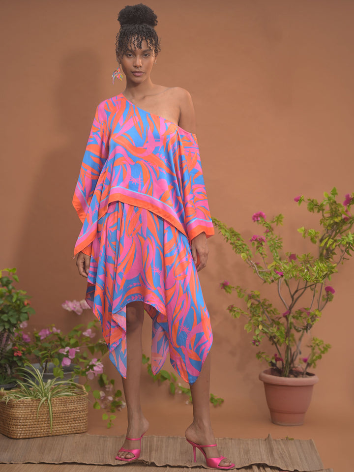 Leila Scarf Kaftan Blouse