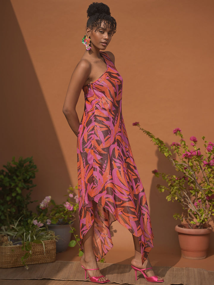 Jasmine Shimmer Maxi Dress