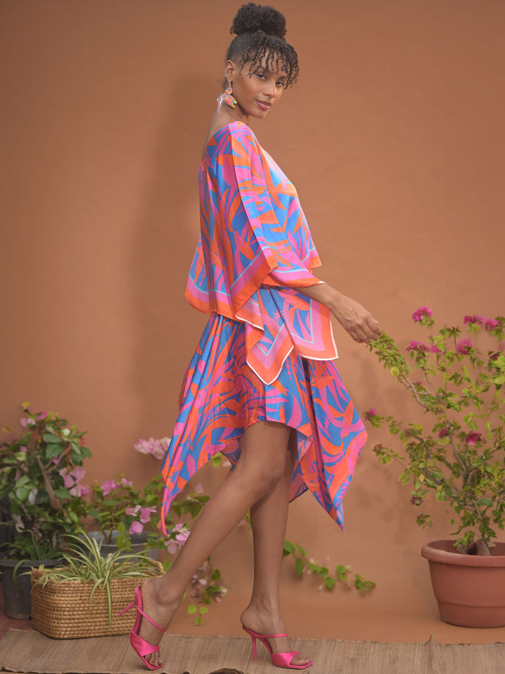 Leila Scarf Kaftan Blouse