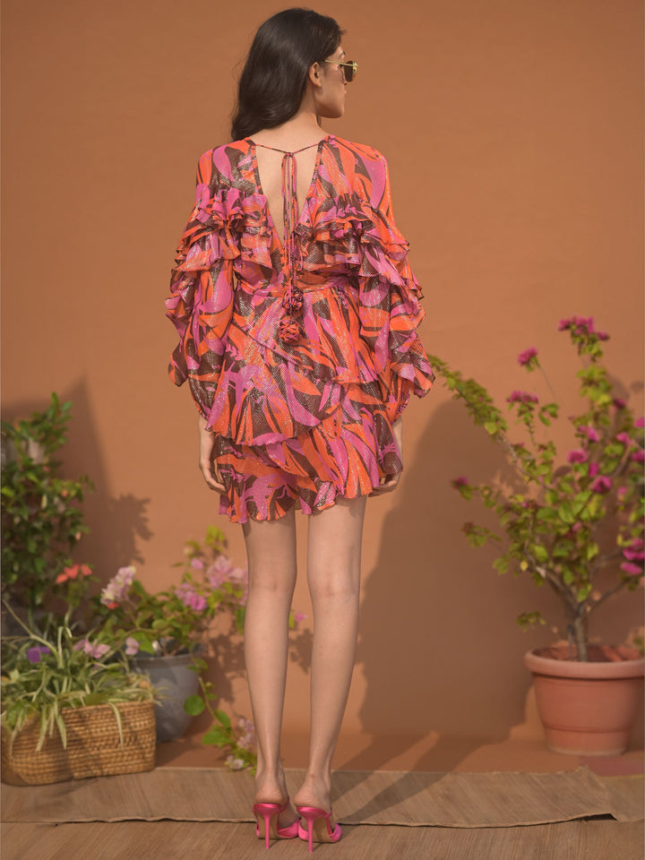 Jasmine Ruffled Mini Dress