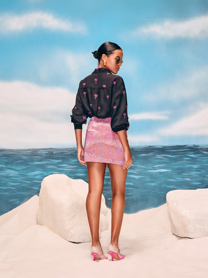 Nargis Multi Beaded Skirt