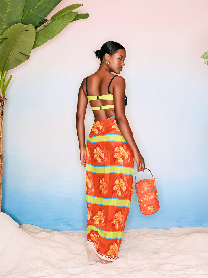 Bodhi Underwired Bikini Top & Bottom Set with Sarong