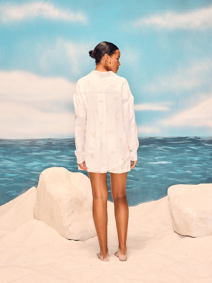 Shell Palm Shirt & Shorts Set