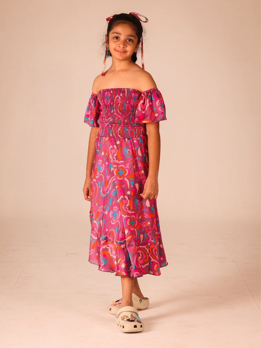 Mini Me Sara Asymmetric Top & Skirt Set