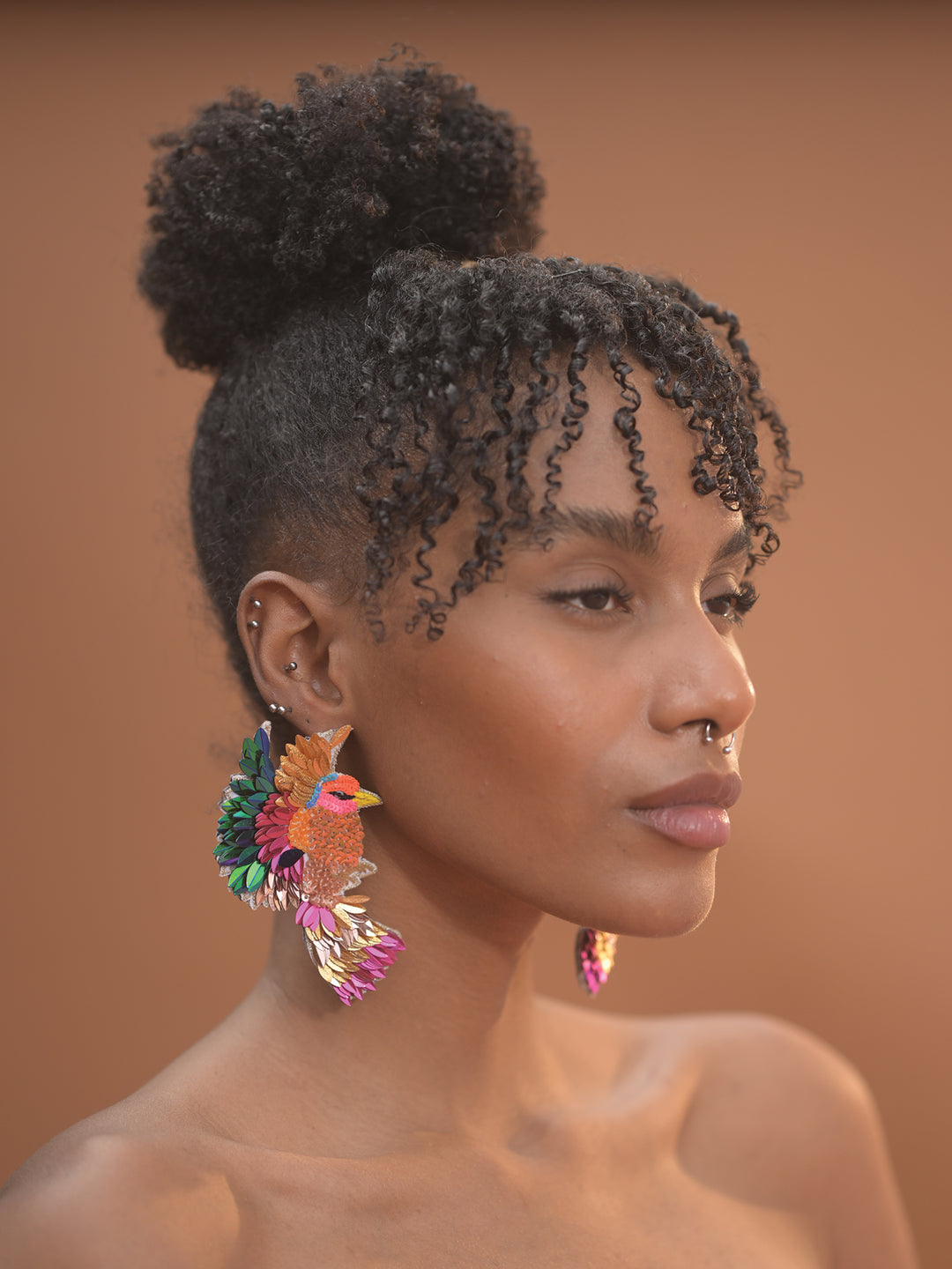 Falcon Statement Earrings