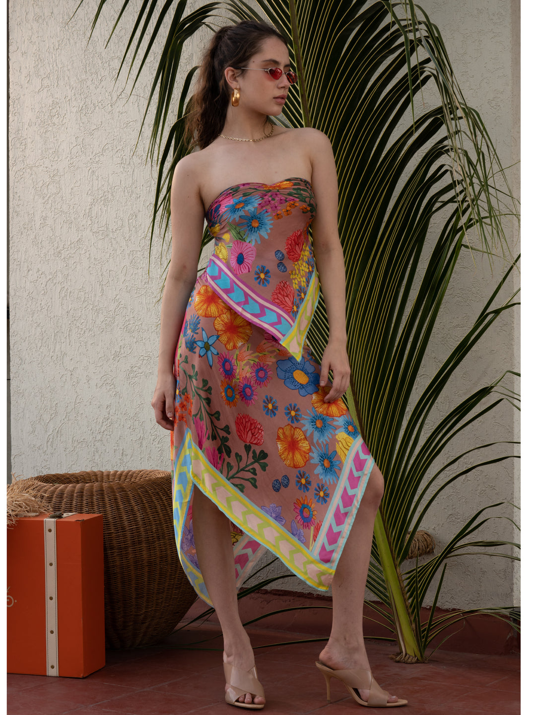 Jardin Bandeau Top and Skirt Set