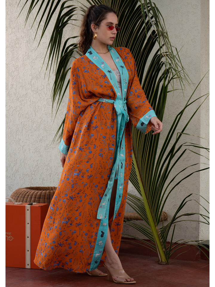Melo Crimson Kimono