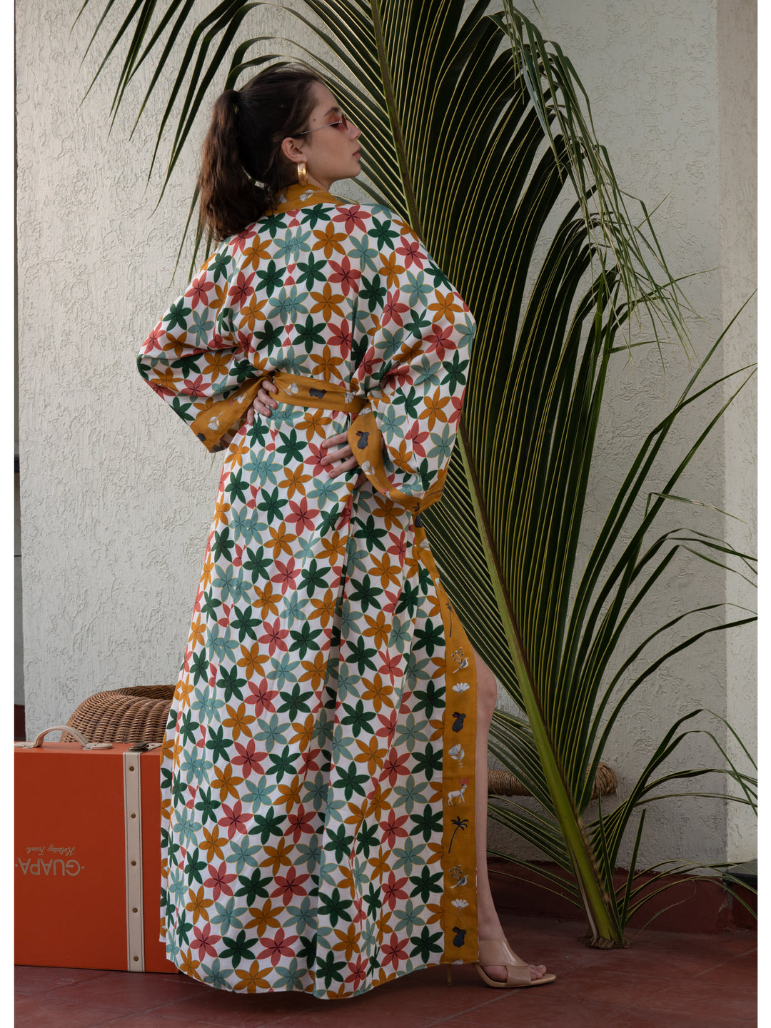 Dahlia Scarf Kimono