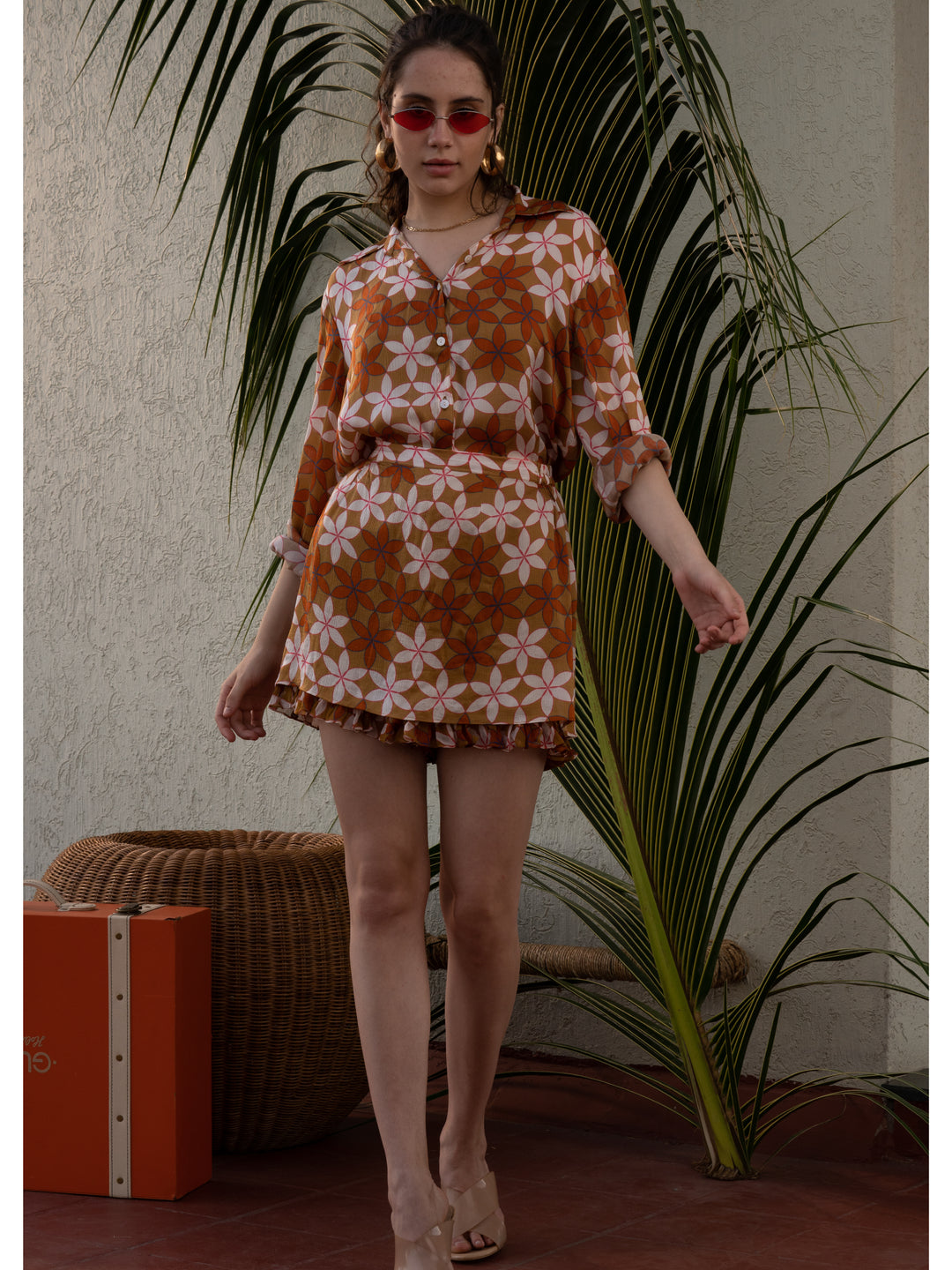 Terra Button Down and Short Set