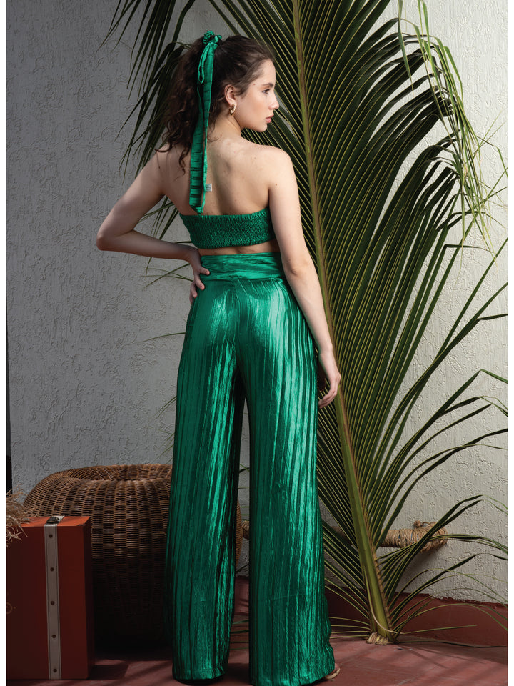 Sancia Metallic Bandeau & Pants Set
