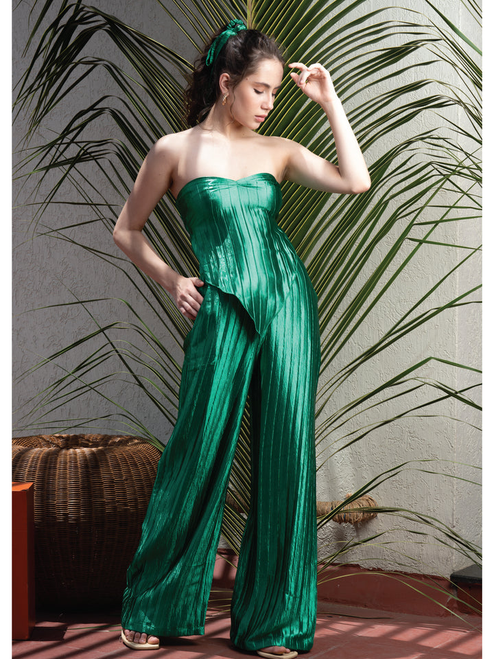 Sancia Metallic Bandeau & Pants Set