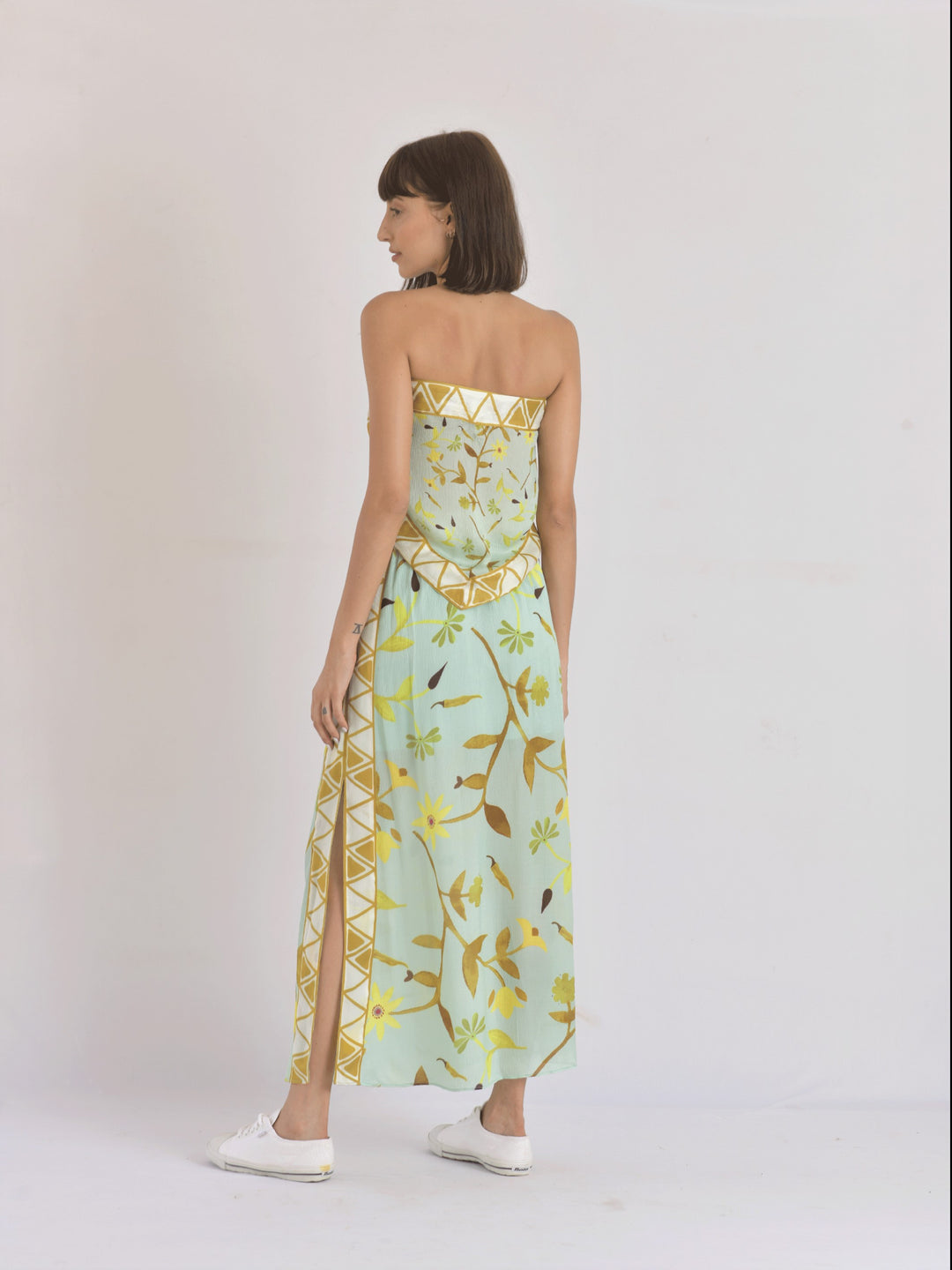 Maui Scarf Bandeau & Scarf Sarong Skirt Set