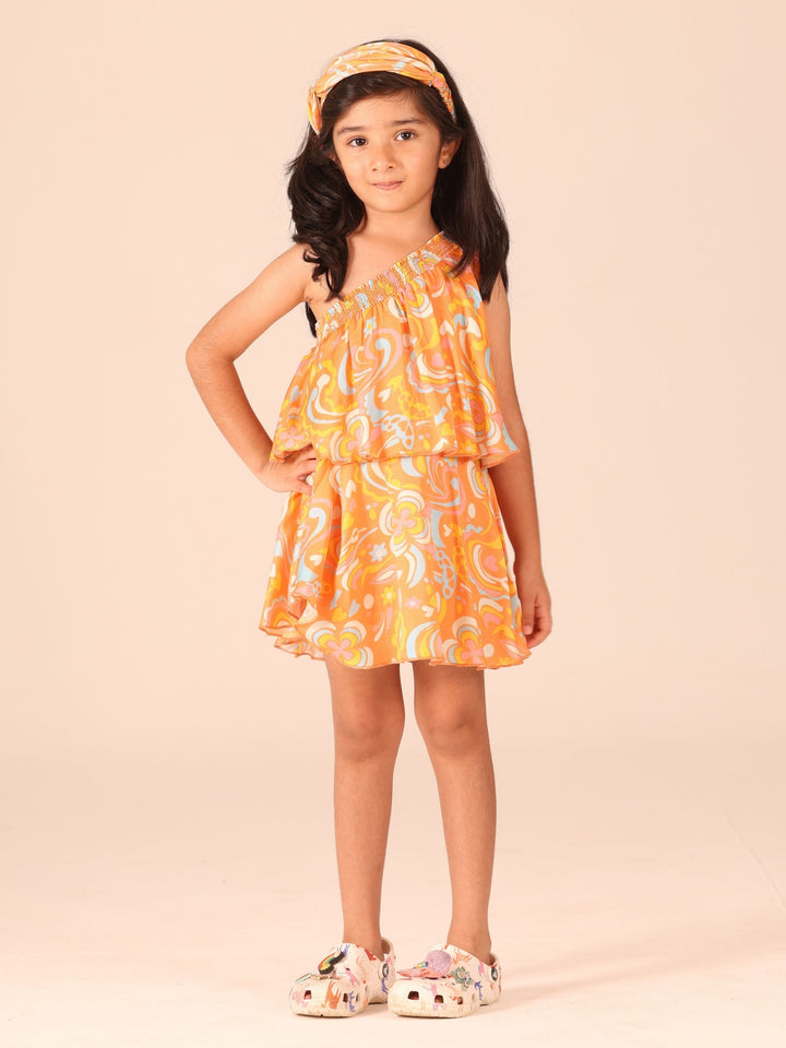 Mini Me Pheobe One Shoulder Mini