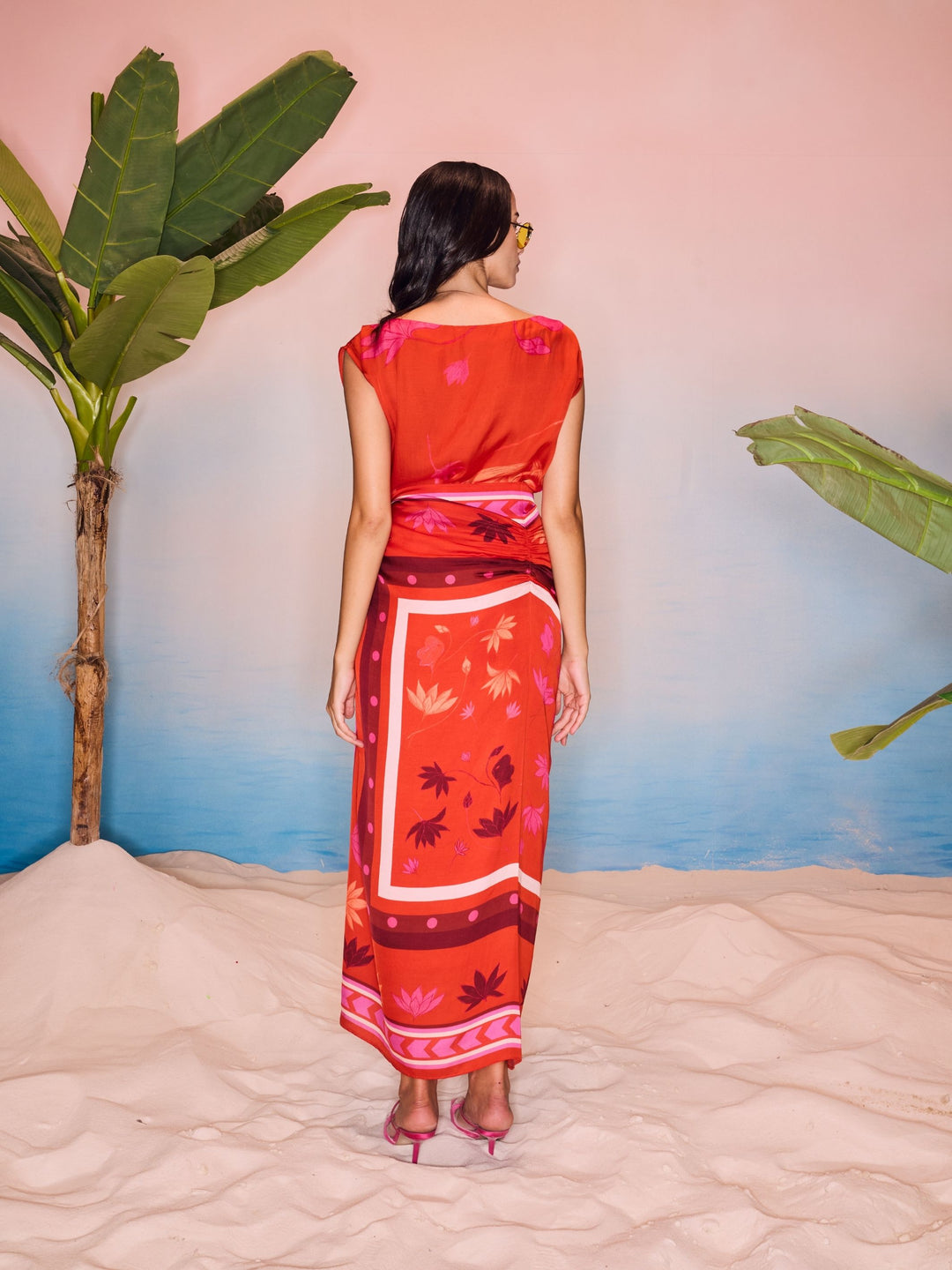 Kesar Wrap Dress