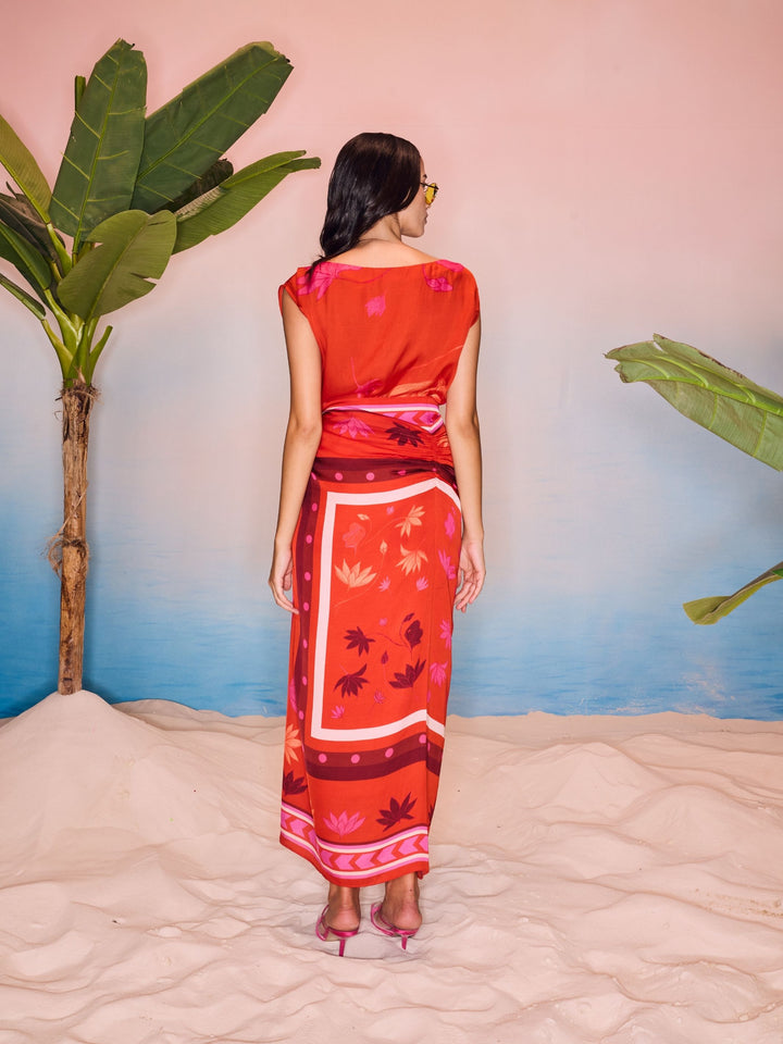 Kesar Wrap Dress