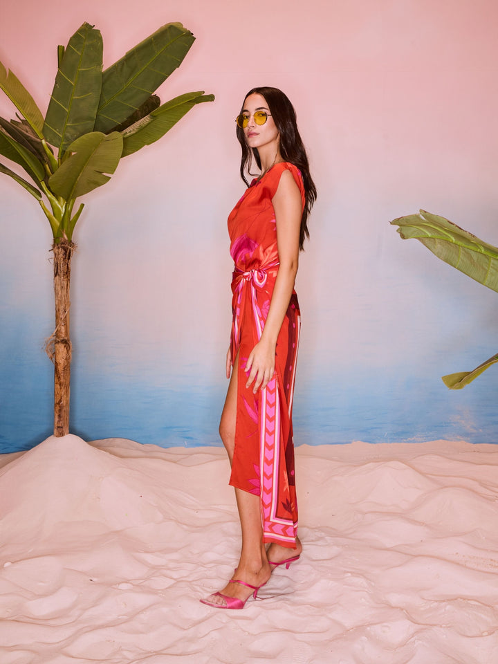 Kesar Wrap Dress