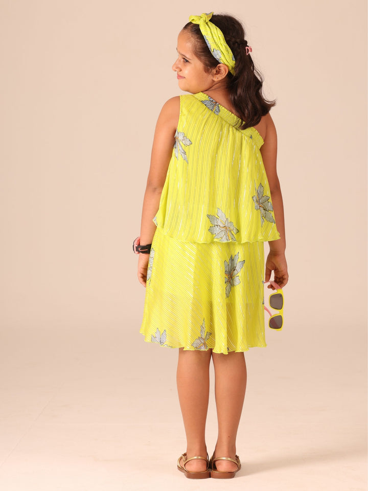 Mini Me Iris One Shoulder Mini