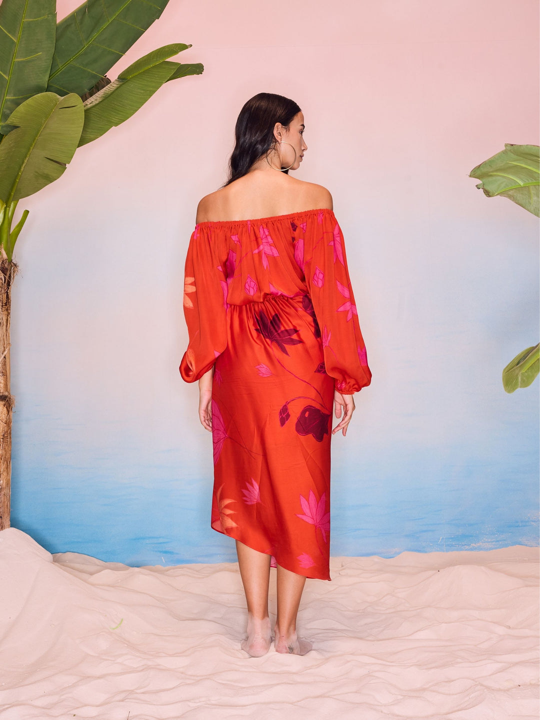 Kesar Draped Sarong Skirt