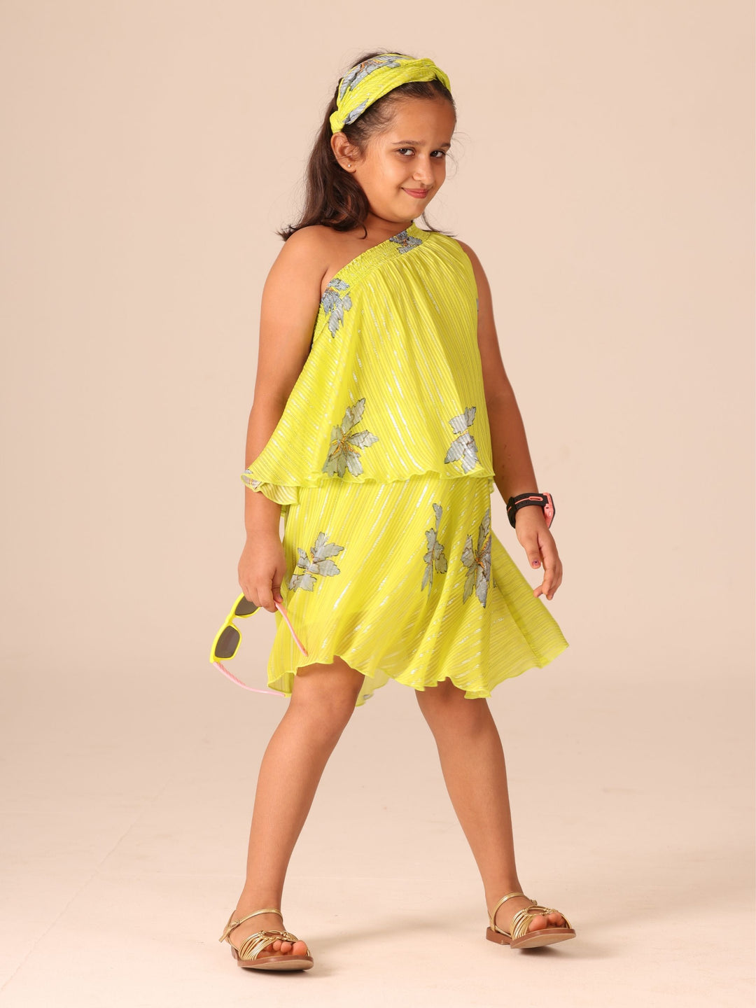 Mini Me Iris One Shoulder Mini