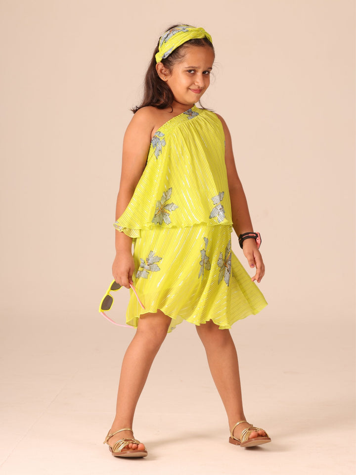 Mini Me Iris One Shoulder Mini