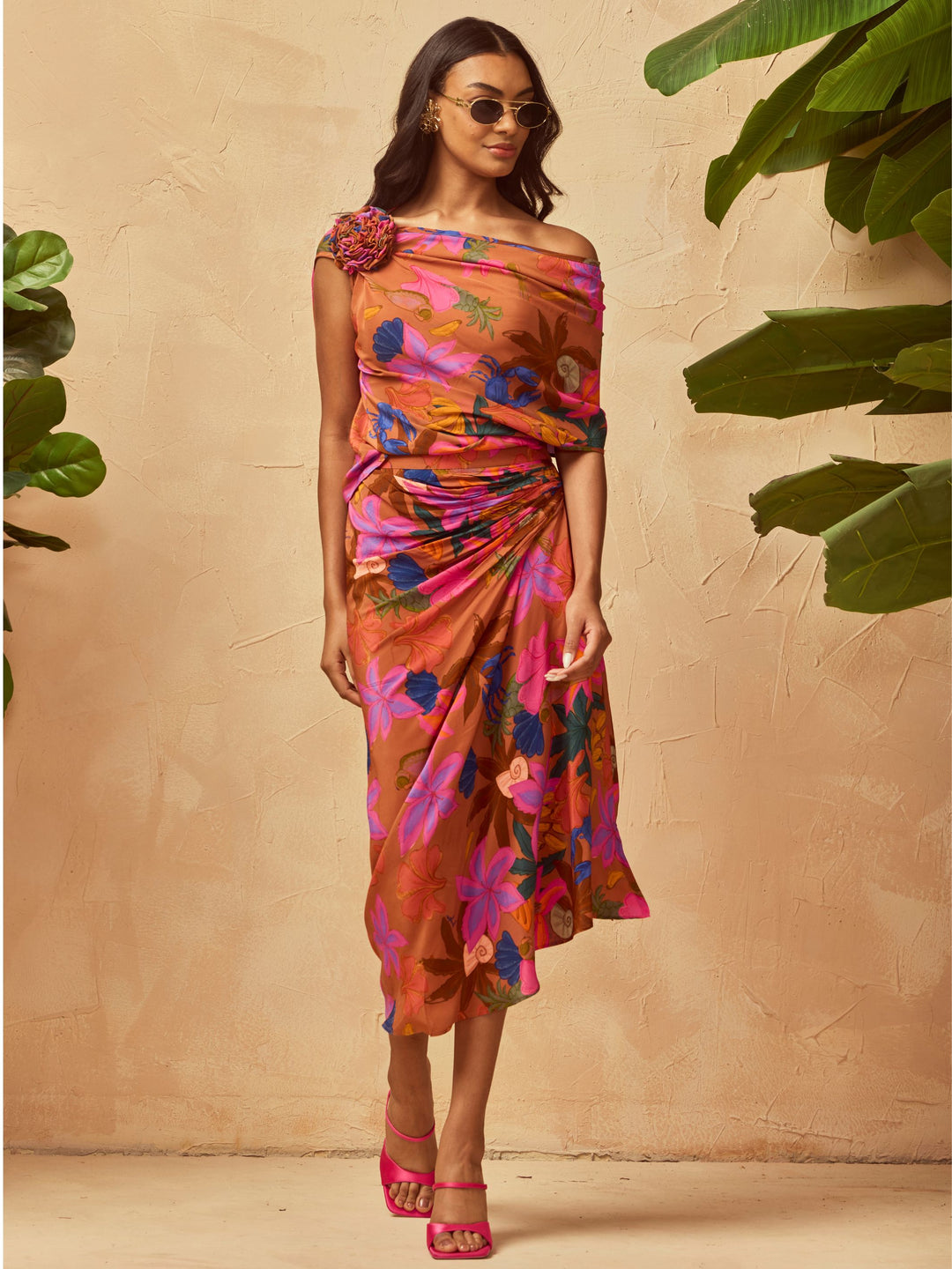 Noor Draped Sarong Skirt