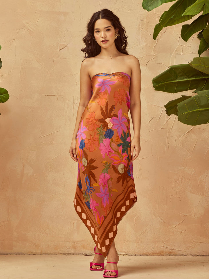 Noor Scarf Tube Dress