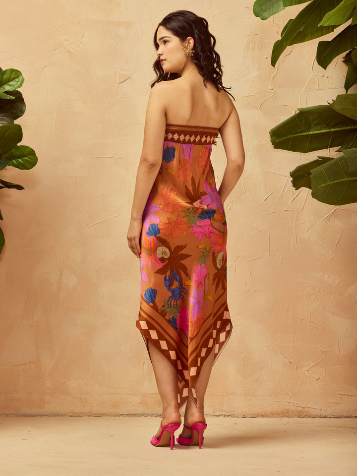 Noor Scarf Tube Dress