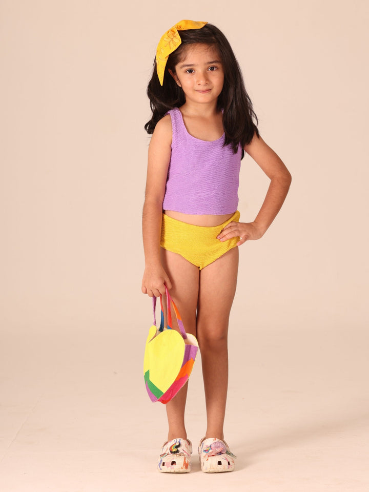 Mini Me Sunny Crinkle Bikini Set
