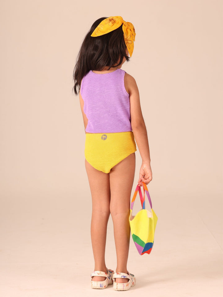 Mini Me Sunny Crinkle Bikini Set