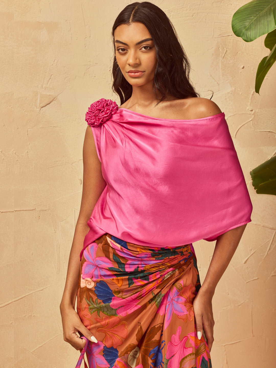 Rani Silk Flower Top