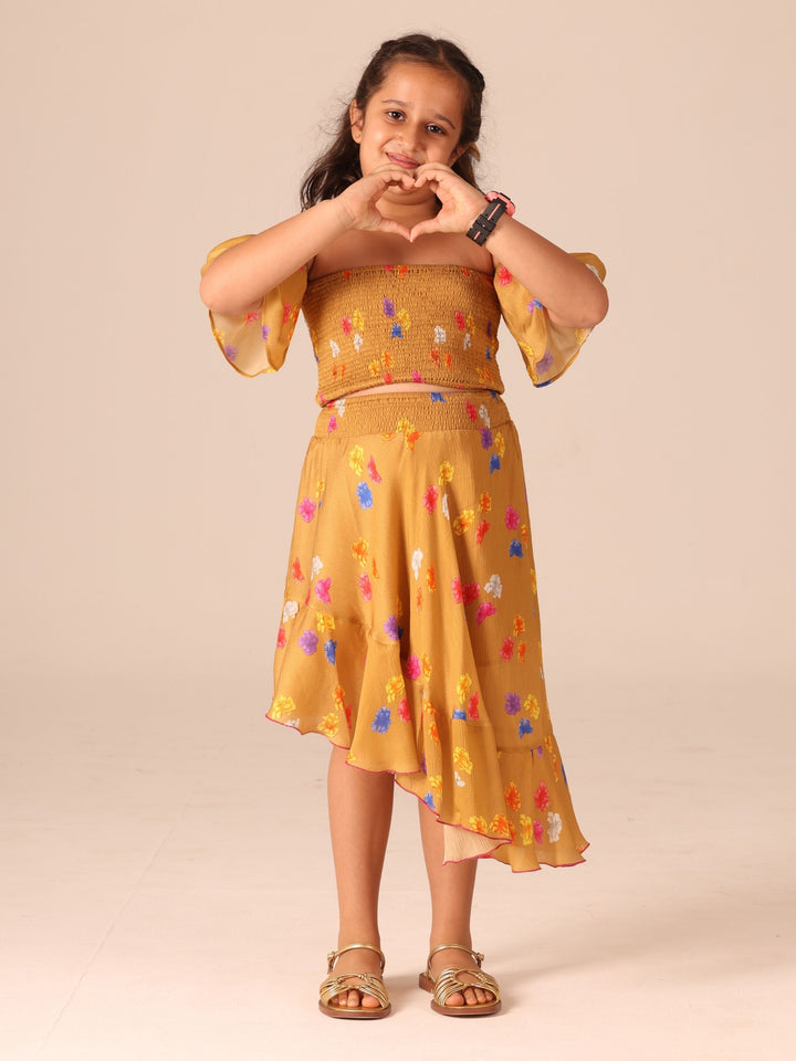 Mini Me Callista Top & Asymmetric Skirt Set