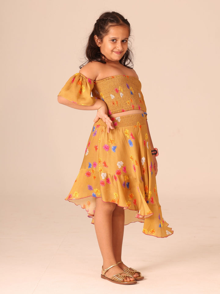 Mini Me Callista Top & Asymmetric Skirt Set