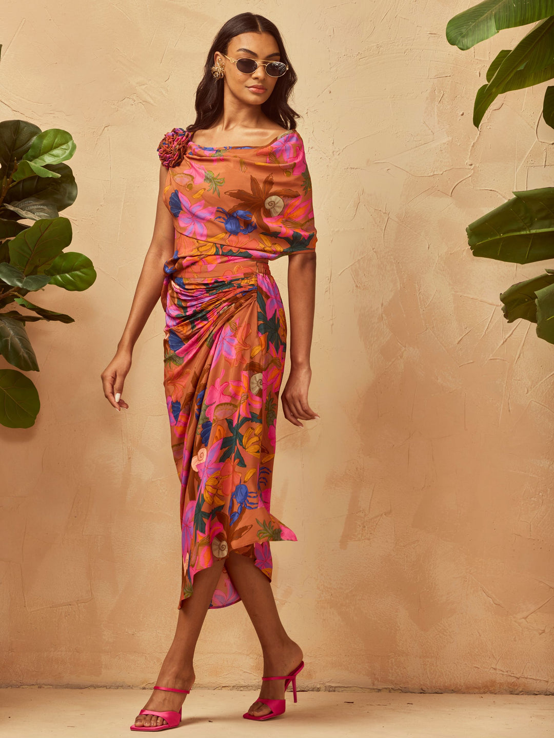 Noor Draped Sarong Skirt