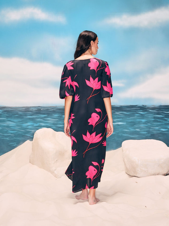 Padma Front Knot Maxi Dress