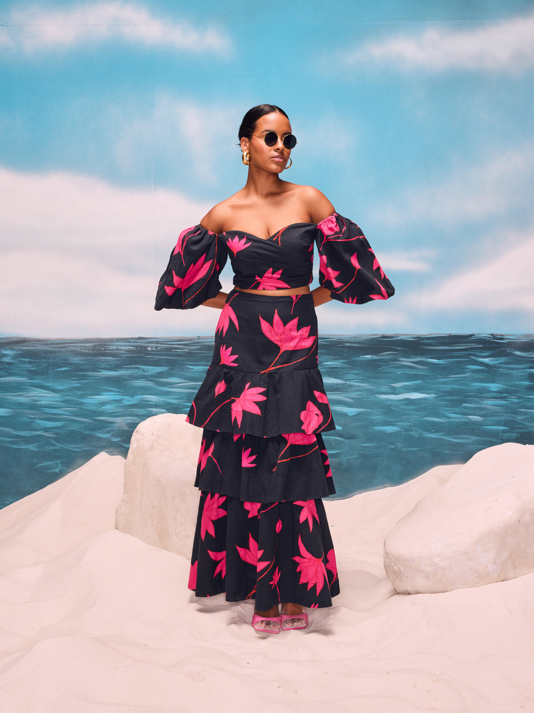 Padma Bustier Ruffled Skirt Set - Main Image