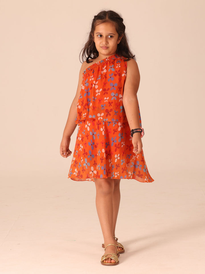Mini Me Lara One Shoulder Mini
