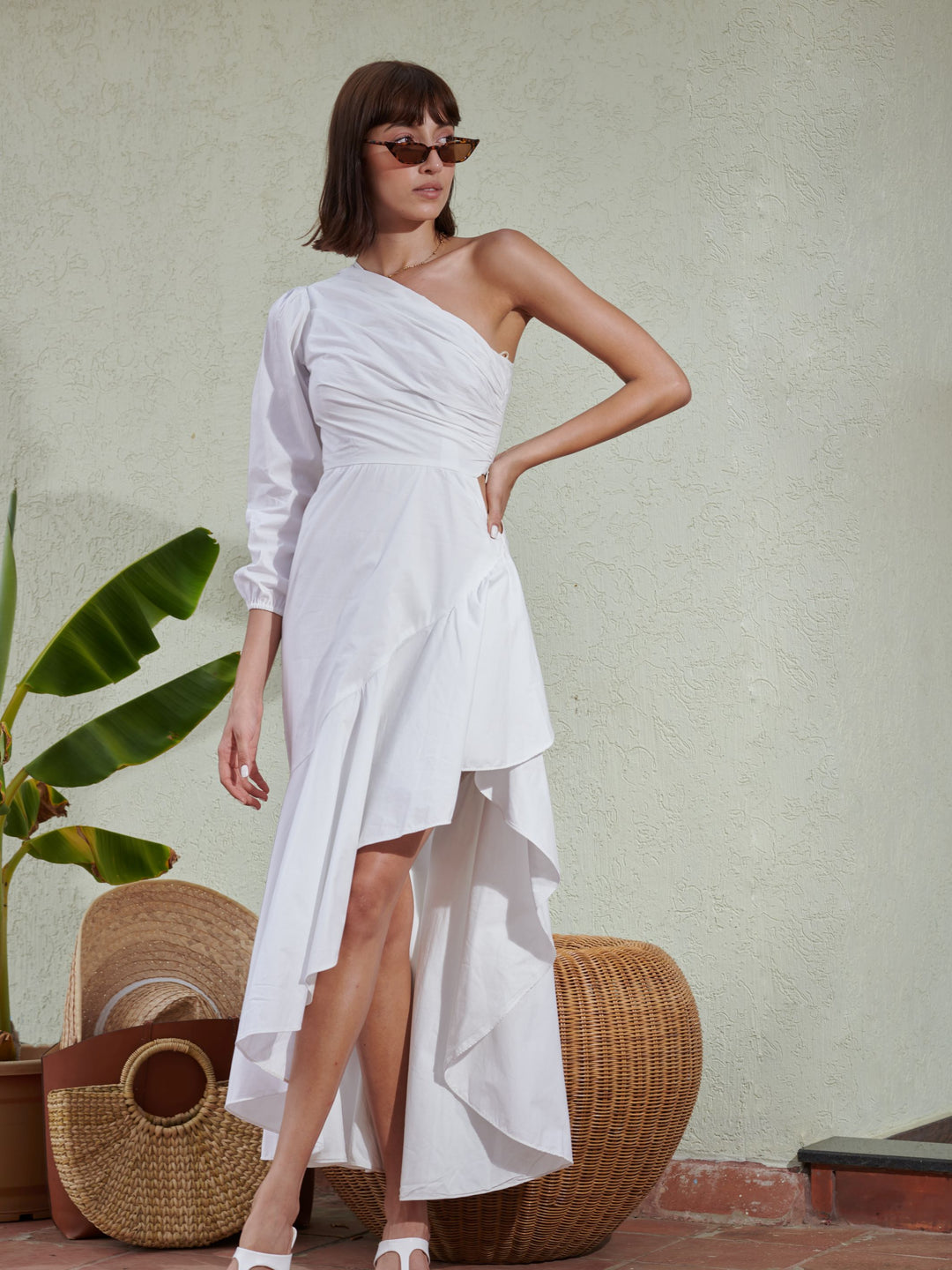 one shoulder aphrodite dress One Shoulder Aphrodite Dress
