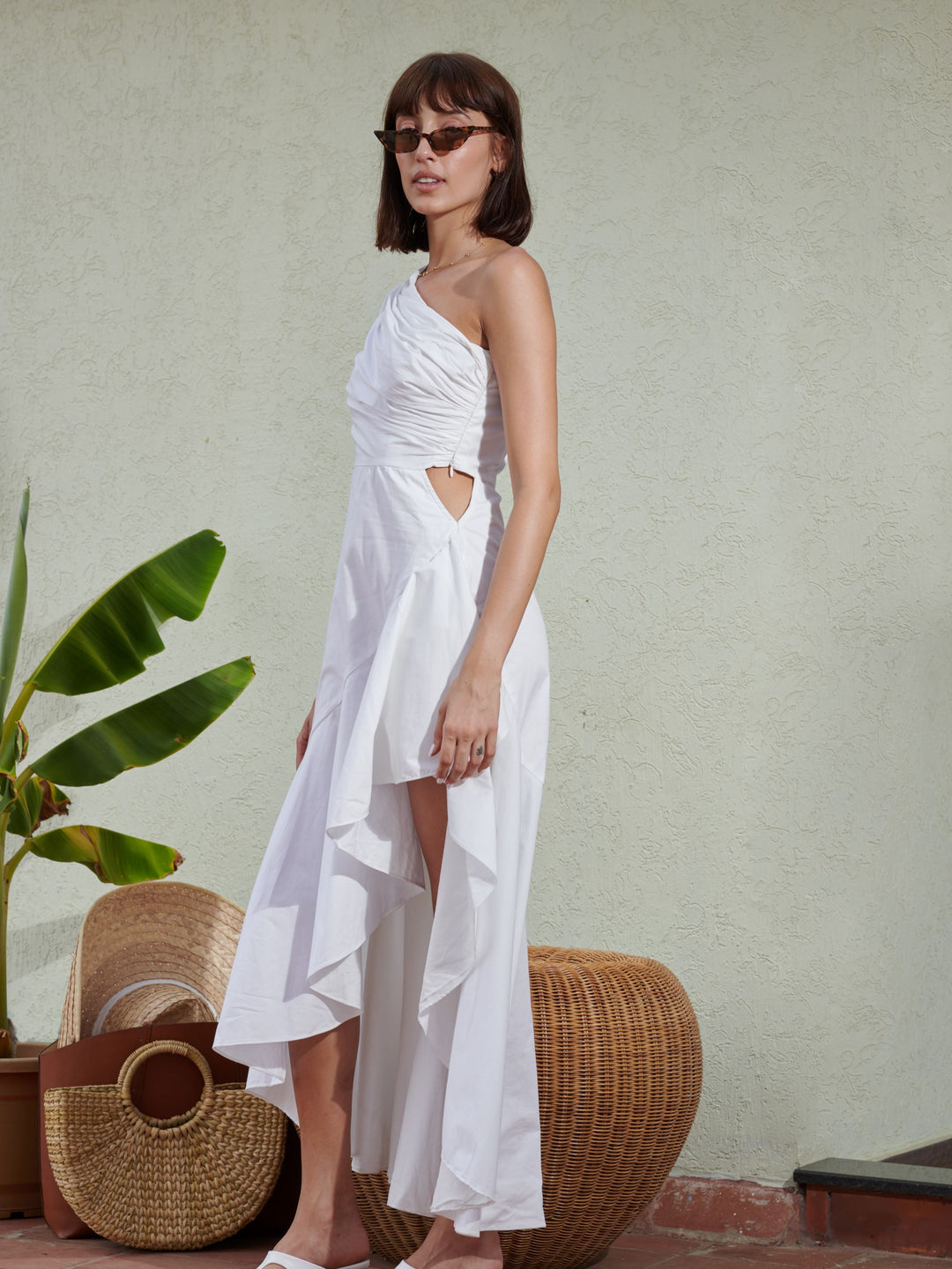 Aphrodite Off-Shoulder Asymmetrical Dress Guapa Aphrodite Off-Shoulder Asymmetrical Dress Guapa