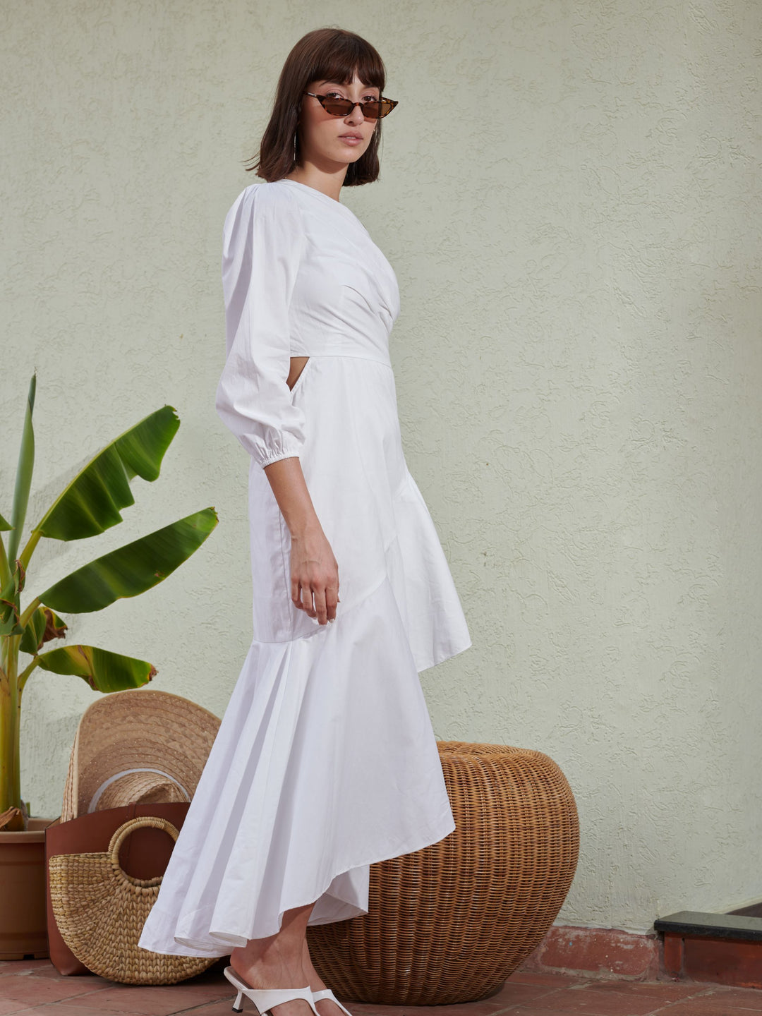 Aphrodite Off-Shoulder Asymmetrical Dress Guapa Aphrodite Off-Shoulder Asymmetrical Dress Guapa