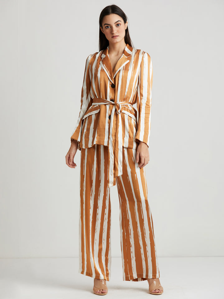 Dilara Striped Blazer & Pant Set