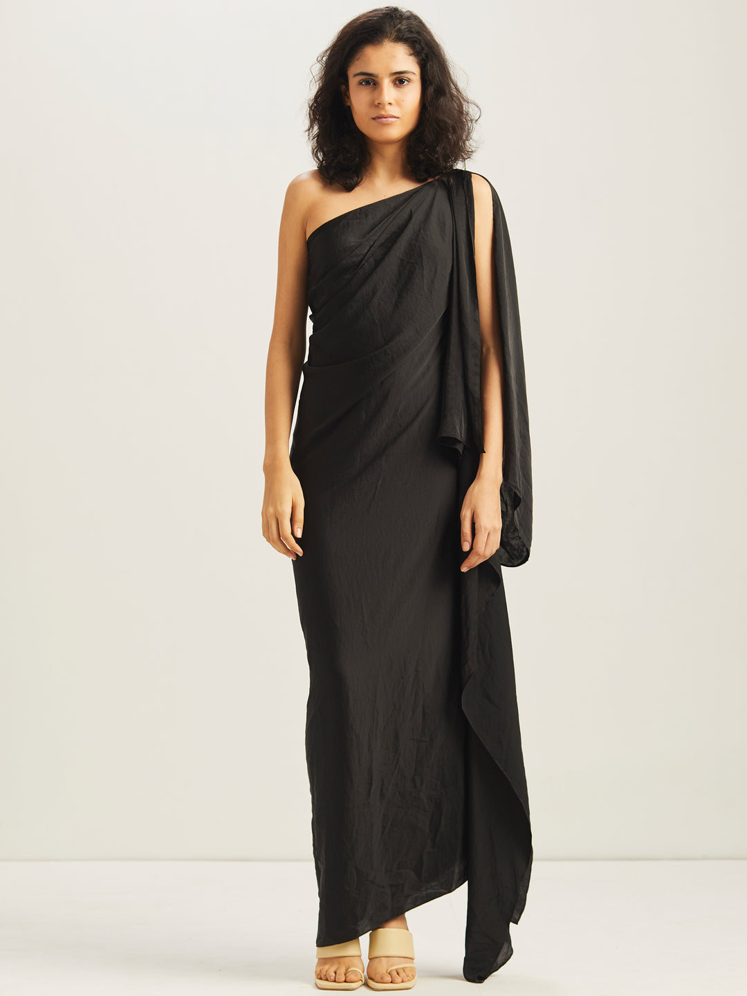 Girlfriend Toga (Black) Black / Satin / M Girlfriend Toga (Black) Black / Satin / M